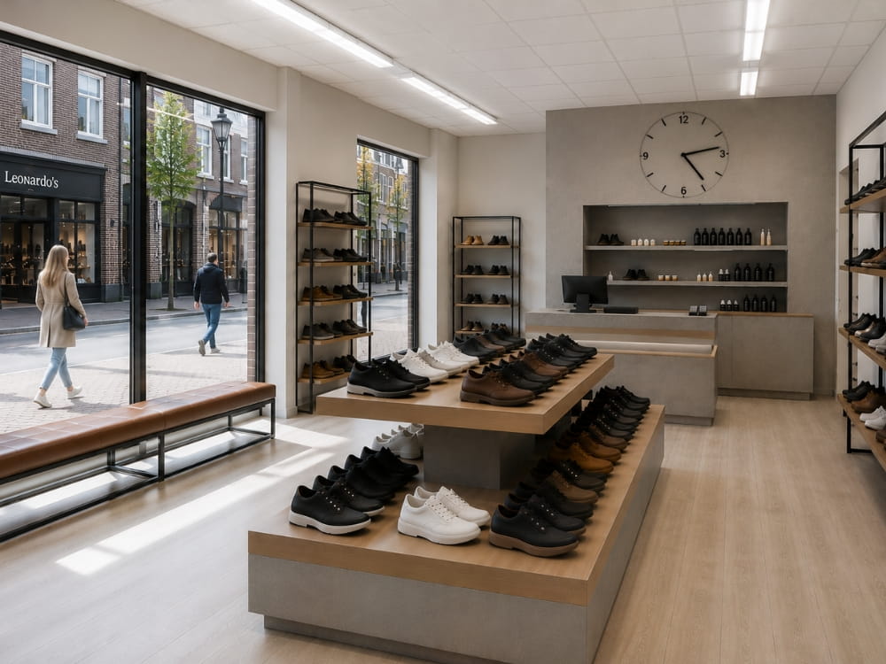 Luxe PVC vloer vakkundig in winkel laten leggen